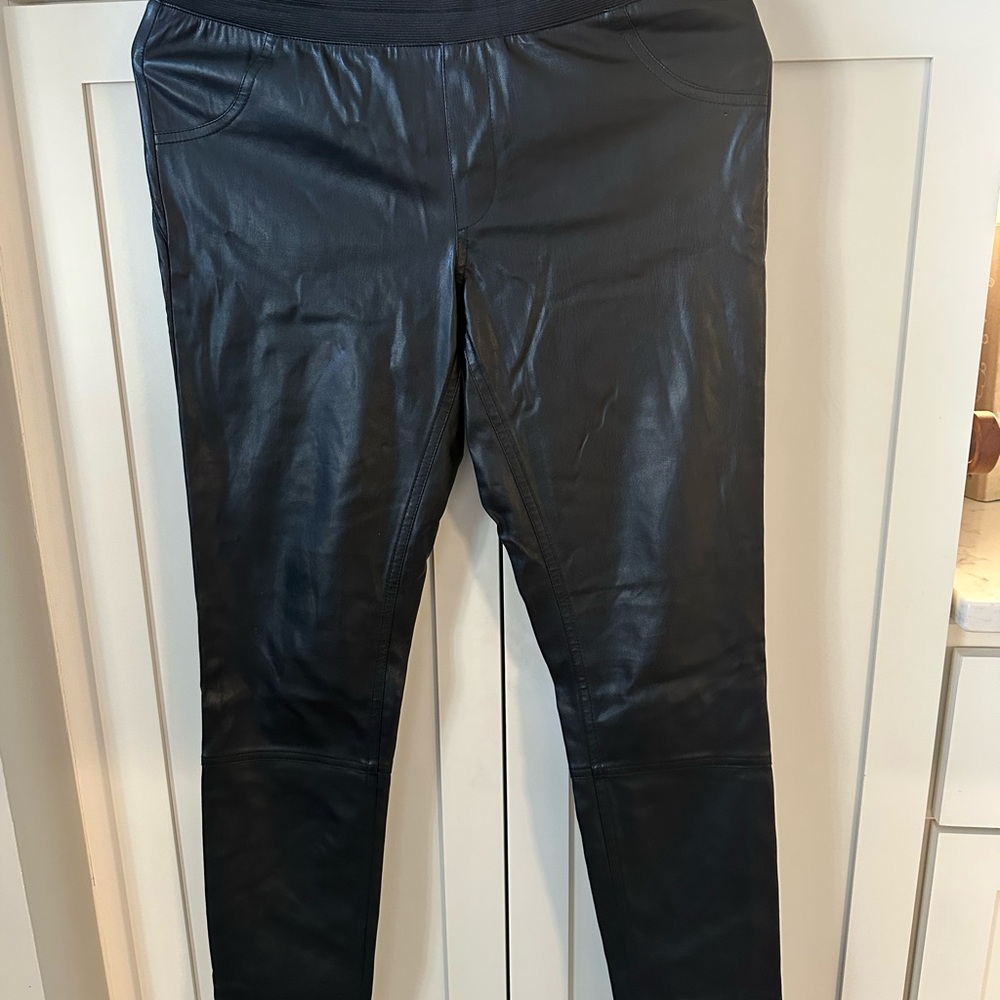 Sam Edelman Black Faux Leather Pants